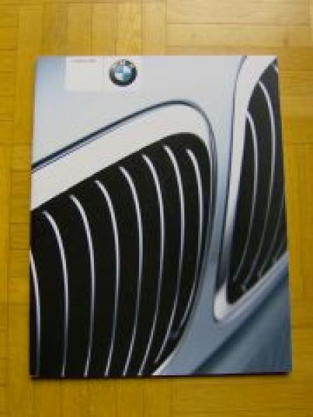 BMW Programm 2002 Prospekt M5 E39 E65 Z8 Z3 E46