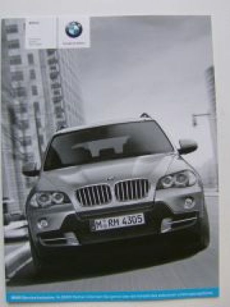 BMW Preisliste X5 E70 März 2009 NEU