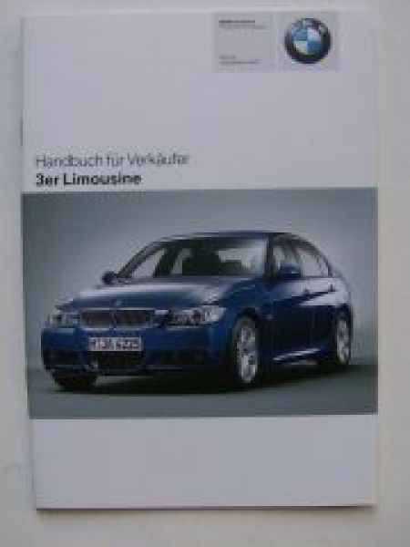 BMW Handbuch für Verkäufer 3er Limousine E90 +Wettbewerbsverglei