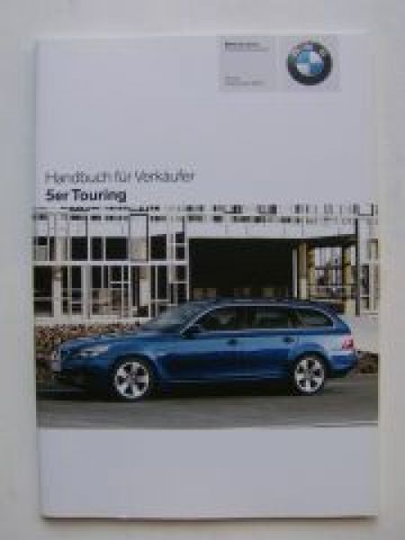 BMW Handbuch für Verkäufer 5er Touring E61 +M5 September 2007