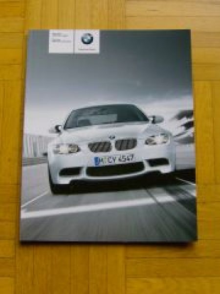 BMW Prospekt M3 Coupe E92 M3 Limousine E90 2007 NEU