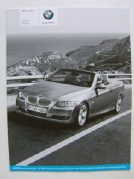 BMW Preisliste 3er Cabrio E93 März 2009 NEU