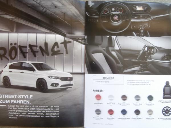 Fiat Tipo (Typ 356) Street  Limousine 5-türer Kombi Prospekt Februar 2019