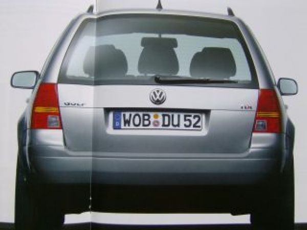 VW Golf Variant GT Sport Prospekt Oktober 2004 1J5