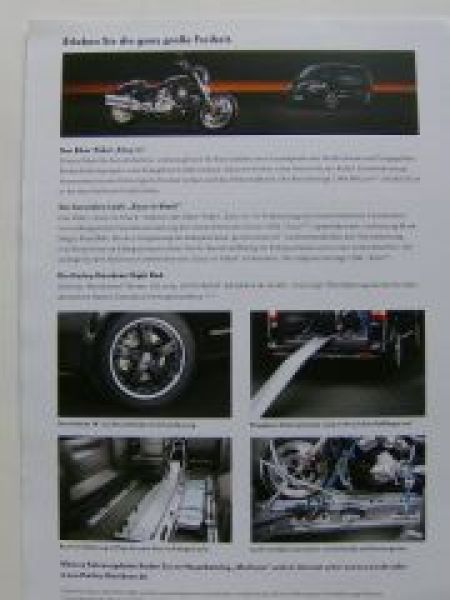 VW Multivan Harley Davidson Prospektblatt für Biker T5
