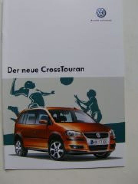 VW CrossTouran Prospekt 1T2 Oktober 2008 NEU