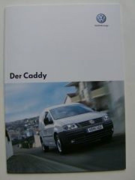 VW Caddy 2KA 2KH Prospekt Mai 2007 NEU