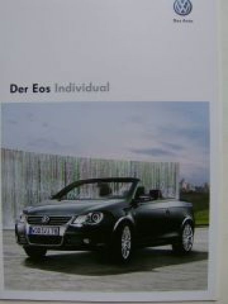 VW Eos Individual Prospekt November 2006 NEU