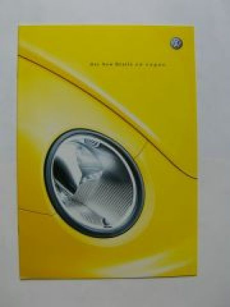VW New Beelte en vogue Prospekt 9C1 1C1 Juli 2001 NEU
