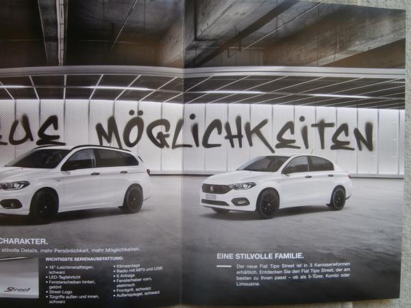 Fiat Tipo (Typ 356) Street  Limousine 5-türer Kombi Prospekt Februar 2019