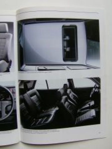 VW Golf Prospekt 19E +GTD +Sonderextras Januar 1988