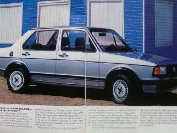 VW Jetta Prospekt Typ 16 August 1982 Rarität