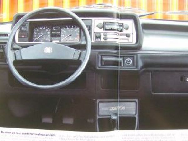 VW Jetta Prospekt Typ 16 August 1982 Rarität