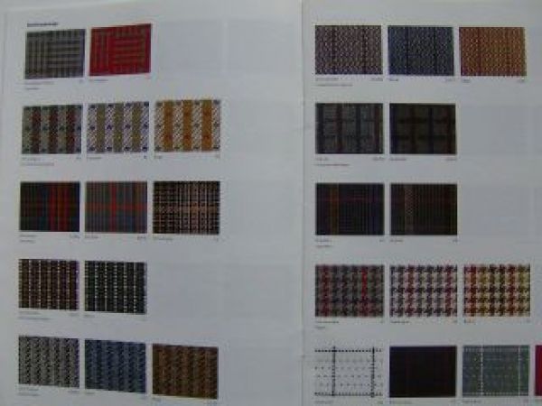 VW Farbprogramm 1987/88 Prospekt April 1987 Rarität