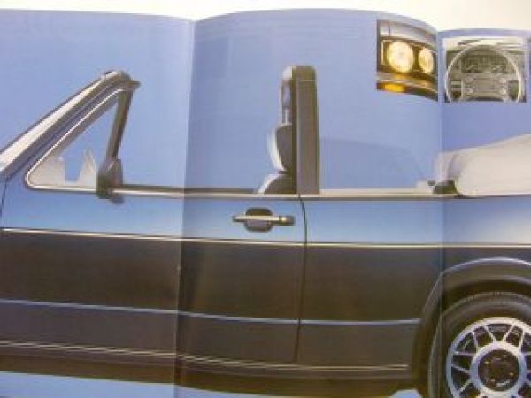 VW Golf Cabrio Azur Sondermodell Typ 155 Prospekt