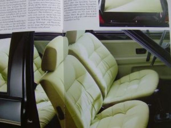 VW Polo Fox Steilheck Prospekt Februar 1985 Typ 86C