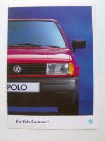 VW Polo Coupe Steilheck Typ 86C Boulevard Prospekt 8/1993