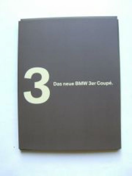 BMW 3er Coupe E92 Vorstellungsmappe Argumenter intern