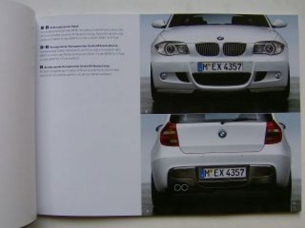 BMW Original Zubehör 1er E81 E82 E87 E88 2008 Prospekt