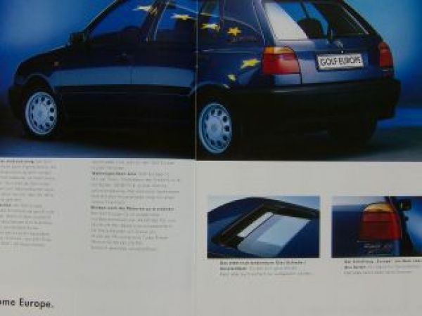VW Golf3 Europe Prospekt 1H1 Juli 1993