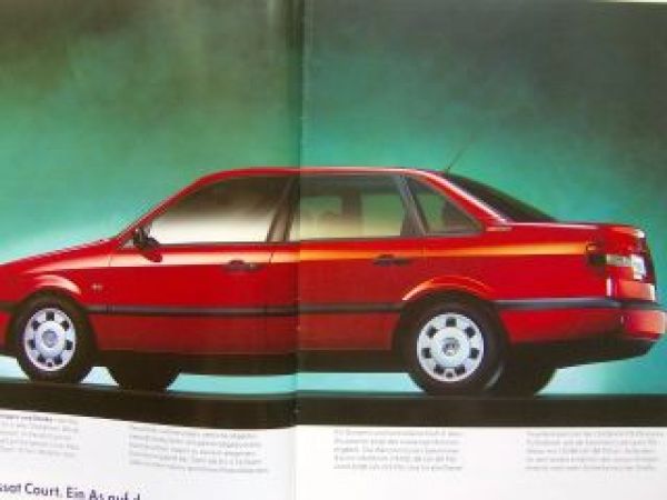 VW Passat & Variant Sonderprospekt Court Oktober 1995 NEU