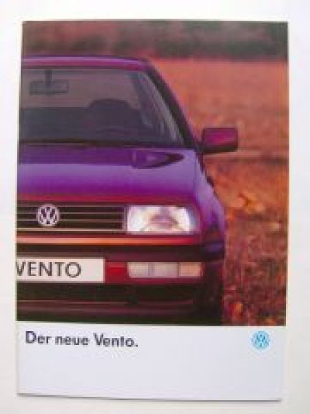 VW Vento Prospekt Januar 1996 Typ 1H2 NEU