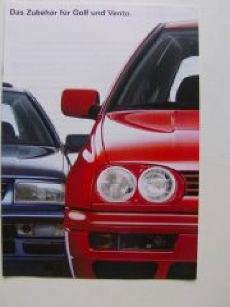 VW Zubehör für Golf3 und Vento Prospekt  Dezember 1995