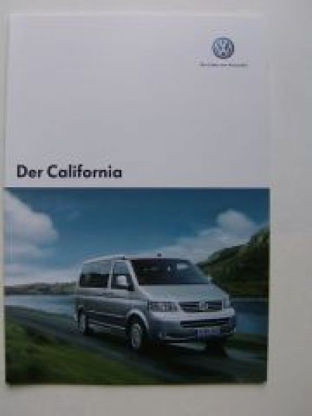 VW California Prospekt T5 August 2005 NEU