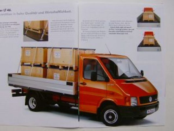 VW LT46 Kastenwagen Pritsche Fahrgestell Prospekt 2DX0AE