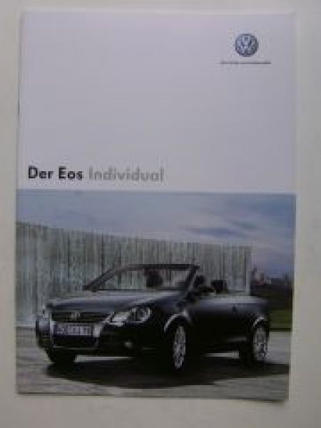 VW Eos Individual Prospekt Juni 2006 NEU