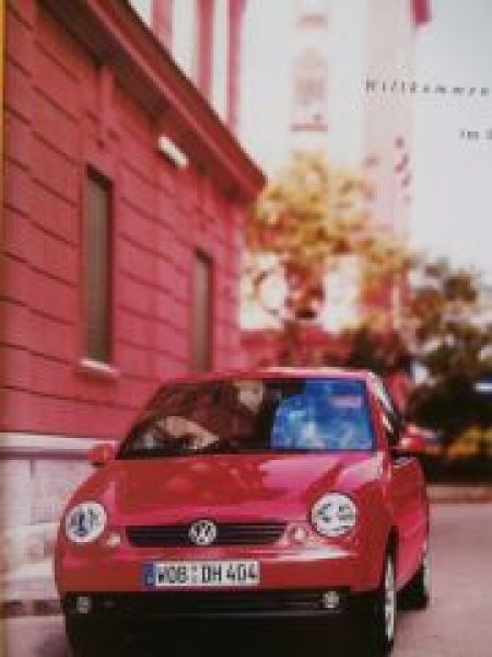 VW Lupo Prospekt +Ausstattungen April 1999 6X1 6E1