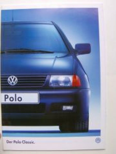 VW Polo 6N Classic Prospekt Mai 1997 6KV2