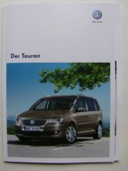 VW Touran Prospekt Mai 2009 +Preisliste NEU