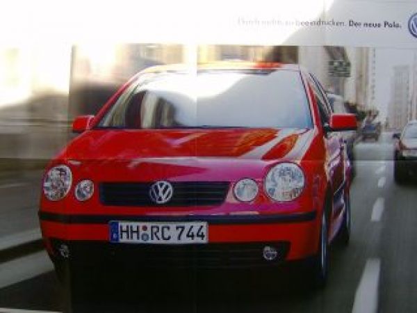 VW Polo 9N Vorstellung Prospekt Poster NEU