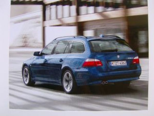 BMW Fotomappe 5er Reihe Facelift LCI E60 E61 +M5 intern