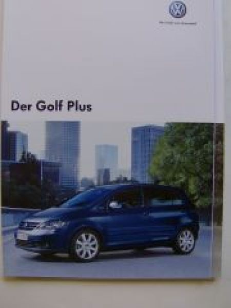VW Golf Plus Typ 5M1 Prospekt Mai 2007 NEU