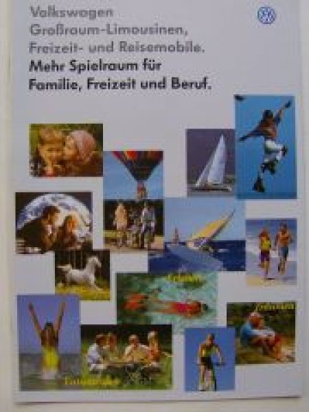 VW Caddy, T4 Multivan Topstar, Caravelle Business Prospekt