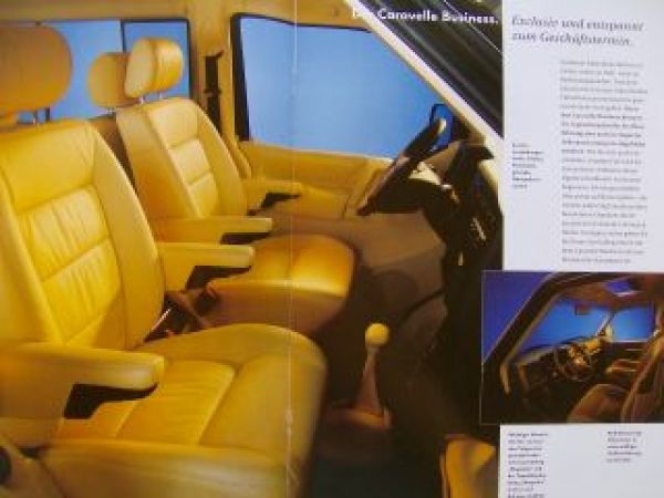 VW Caravelle Business T4 Prospekt September 1997 NEU