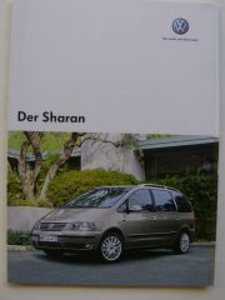 VW Sharan Prospekt Mai 2007 NEU