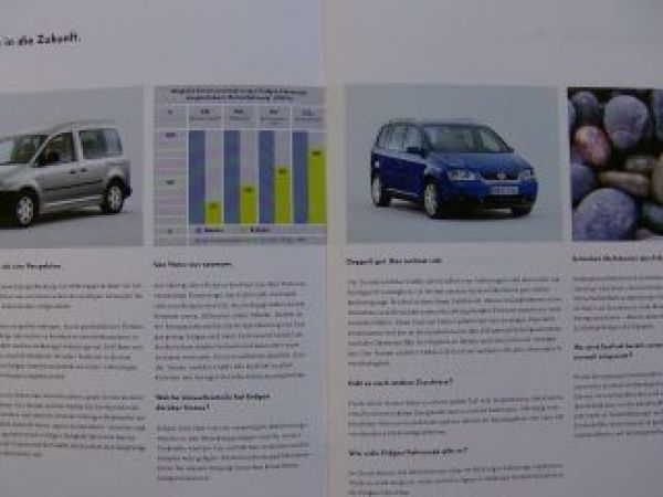 VW Touran & Caddy Life EcoFuel Prospekt September 2005 2K 1T1