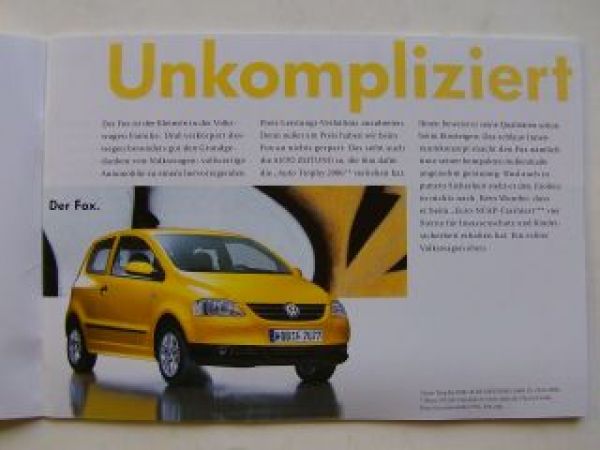 VW Alles Volkswagen.Der Modellkatalog. Prospekt Oktober 2007