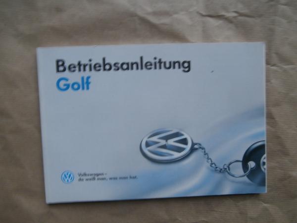 VW Golf3 Betriebsanleitung 1993