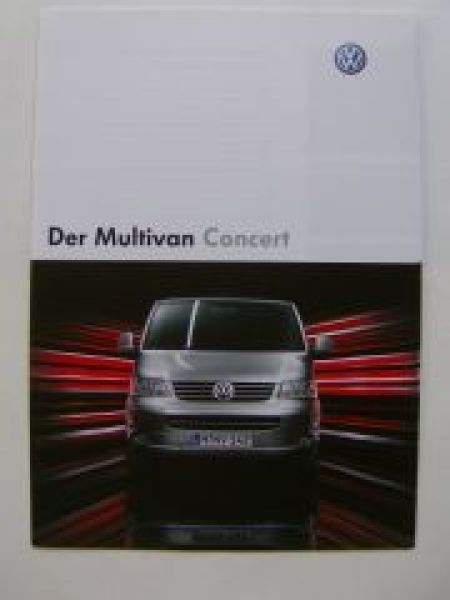 VW Multivan Concert T5 Typ 7HM 7HF November 2007