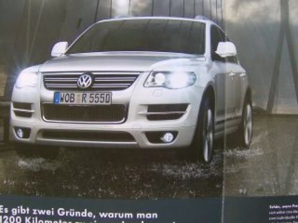VW Touareg W12 R-Line +Individual Prospekt 7L6 November 2008