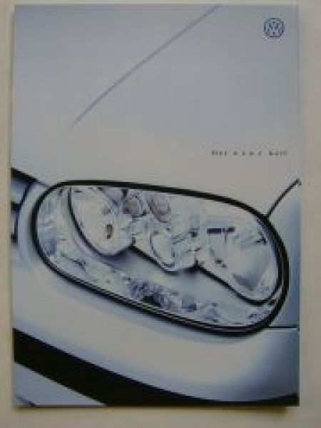 VW Golf4 Prospekt Typ 1J1Vorstellung August 1997 NEU