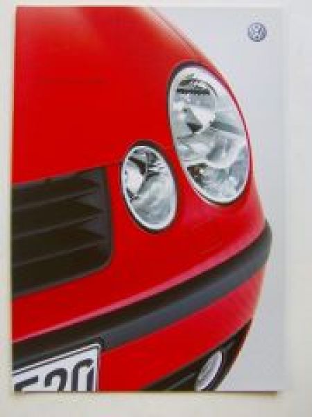 VW Polo Typ 6N Prospekt September 2001 +Preisliste