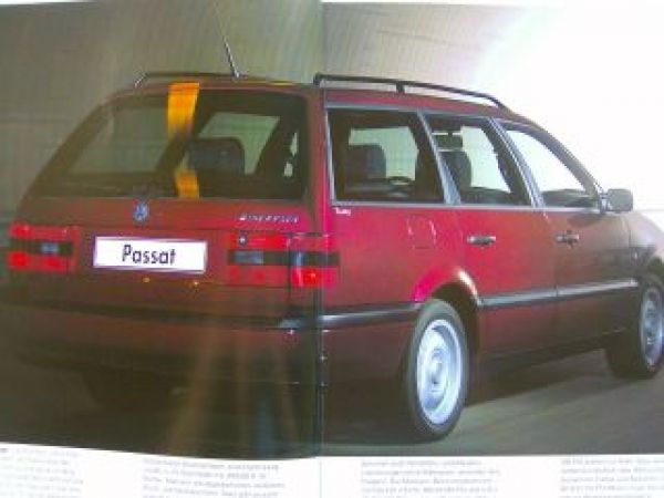 VW Passat Family +Variant Prospekt 3A2 3A5 September 1994