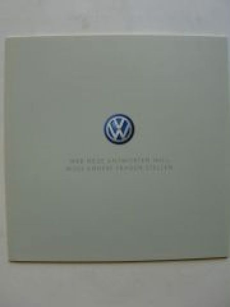 VW Phaeton 3D2 3D8 Vorstellungprospekt A5 Format Februar 2002