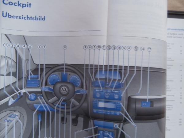 VW Touran (Typ 1T) Handbuch Mappe Benzin 75kw 85kw 110kw Diesel 74kw TDI 77kw 100kw 103kw Deutsch