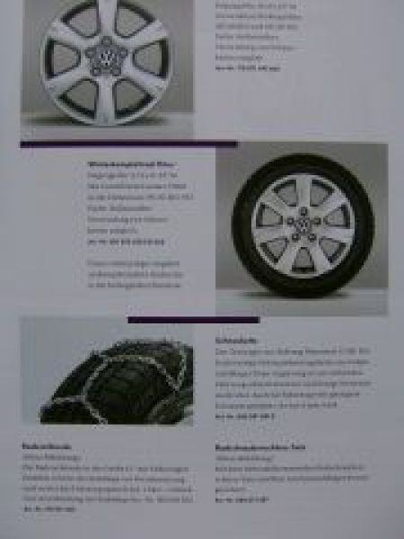 VW Caddy Original Zubehör Prospekt Januar 2006 2KA 2KH 2KB